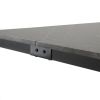Disassemble rectangular dining table with straight feet MDF grey PVC marble surface 120*76*76cm N101
