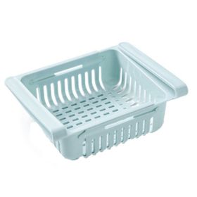 1pc (Max 2.75lb) Kitchen Storage Supplies; Refrigerator Storage Racks; Freezer Storage Racks (color: Blue)