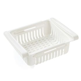 1pc (Max 2.75lb) Kitchen Storage Supplies; Refrigerator Storage Racks; Freezer Storage Racks (color: White)