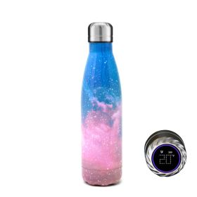 Aquaala UV Water Bottle With Temp Cap (color: SPACE # 12)