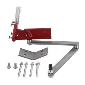 Lawn Mower Blade Sharpener 15°-45° Adjustable Sharpener for Straight and Standard Lawn Mower Blades (color: Red)